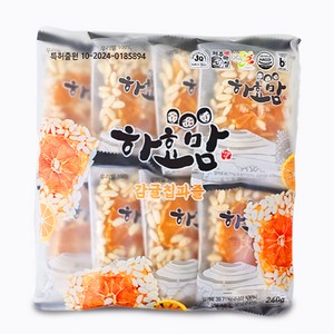 하효맘 제주 감귤칩과즐, 30g, 8개