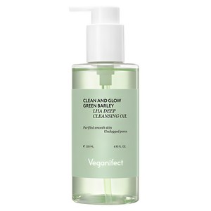 비건이펙트 클린 앤 글로우 청보리 라하 딥 클렌징오일, 205ml, 1개