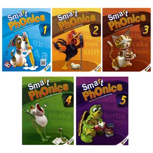 Smart Phonics Student Book 시리즈 5권 세트, 전학년, 이퓨처