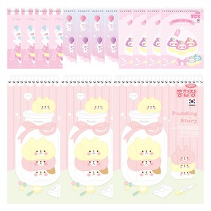 펜피아 여아용 1000 종합장, 랜덤 발송, 15개