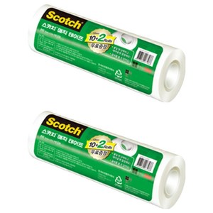 스카치 매직테이프 리필 12mm X 20m 12롤, 2개