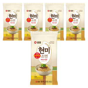 샘표국시 현미소면, 800g, 5개