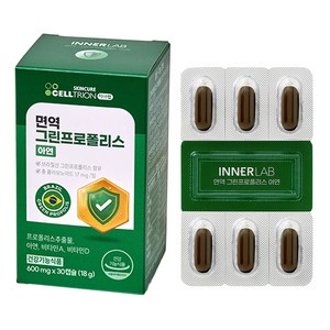 이너랩 면역 그린프로폴리스 아연, 30정, 1개
