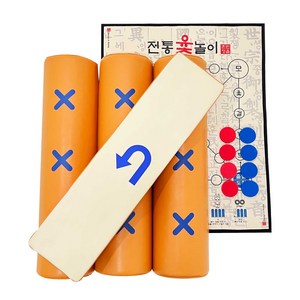 키드존 자이언트 대형 윷놀이 세트 59cm, 혼합색상, 1개