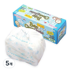 베이비크린쌕 기저귀 쓰레기봉투 50p, 5개, 2L
