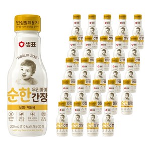 샘표 우리 아이 순한 간장 비빔 볶음용, 25개, 200ml