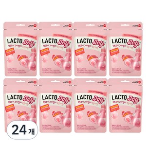 락토조이 종근당건강 유산균 구미 젤리 복숭아맛, 50g, 24개