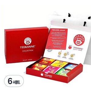 티칸 티 컬렉션 6종 선물세트 30p + 쇼핑백, 루이보스 카라멜 + 루이보스 오렌지 + 스페니쉬 오렌지 + 페퍼민트 + 캐모마일 플라워즈 + 터키쉬 애플, 6세트