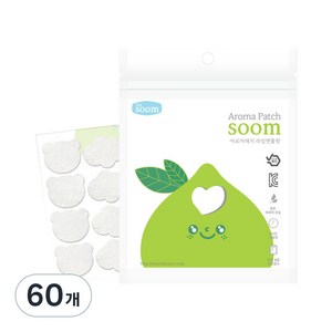 SOOM 아로마 패치 라임멘톨향 24p, 60개