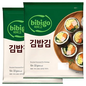 비비고 김밥김 10매, 22g, 2개