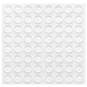 코멧 홈 공용 소음방지 충격완화 투명 범퍼 스티커 64p, 1개
