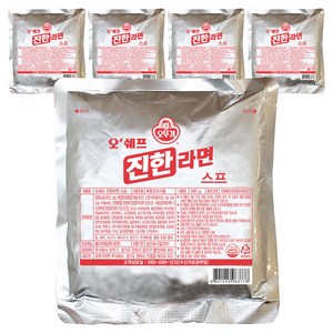 오뚜기 오쉐프 진한라면 스프, 285g, 5개