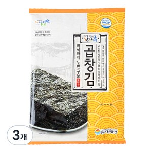 완도건강해 바다향 바삭하게 두번구운 곱창김 5p, 14g, 3개