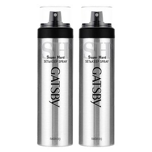갸스비 셋앤킵 슈퍼하드 헤어스프레이, 263ml, 2개