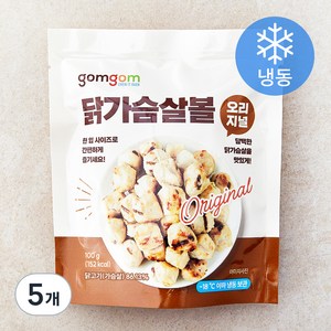 곰곰 닭가슴살볼 오리지널 (냉동), 100g, 1개입, 5개