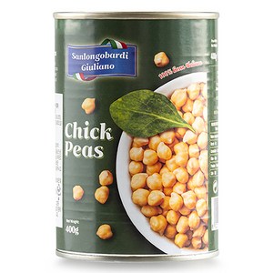 산롱고바디줄리아노 이집트빈 병아리콩 통조림, 400g, 1개