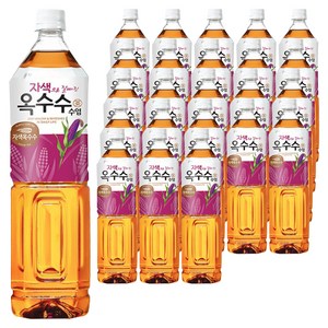 웅진 자색으로 잘빠진 옥수수수염차, 1.5L, 24개