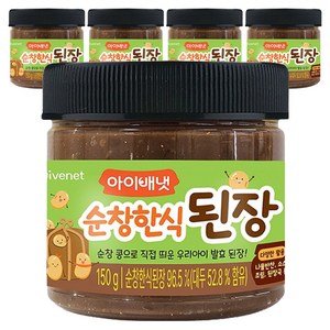 아이배냇 순창 한식 된장, 150g, 5개