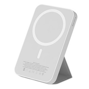코딩 맥파워 아이폰 고속 무선 충전 미니 맥세이프 보조배터리 5000mAh, KMPB05, 01. 화이트