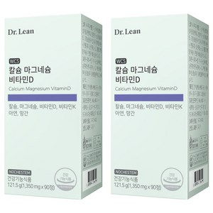 닥터린 WCS 칼슘 마그네슘 비타민D 121.5g, 90정, 2개