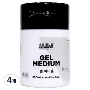쉴드 겔 미디움, 4개, 250ml