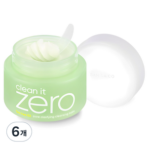 바닐라코 클린 잇 제로 클렌징밤 포어 클래리파잉, 100ml, 6개