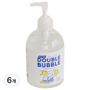 바잇미 반려동물 더블버블 멀티퍼포즈 솝 다목적 세제, 500ml, 6개