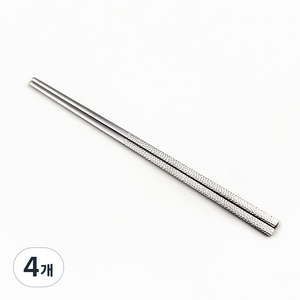 보겐 국내생산 해머글로우 커트러리 젓가락, 실버, 4개, 단품