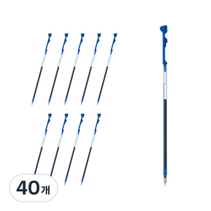 파이롯트 콜레토 리필심 0.4mm LHKRF-10C, 블루, 40개