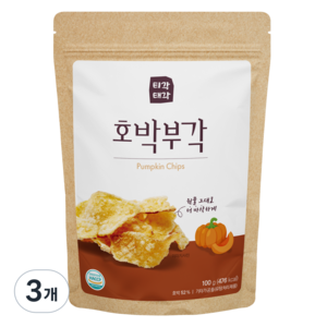 티각태각 호박부각, 100g, 3개