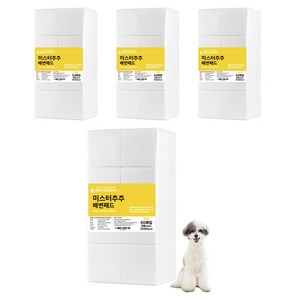 미스터추추 강아지 배변패드 레몬향 45g, 50개입, 4개
