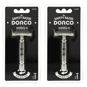 도루코 안전 면도기, 1개입, 2개