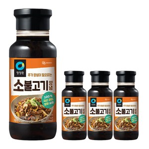 대상 청정원 소불고기양념, 500g, 4개