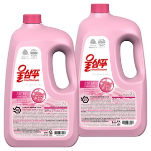울샴푸 오리지널 중성세제 본품, 3L, 2개