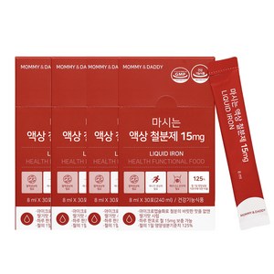 마미앤대디 임산부 마시는 액상 철분제 30p, 240ml, 4개