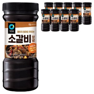 청정원 소갈비양념, 840g, 10개