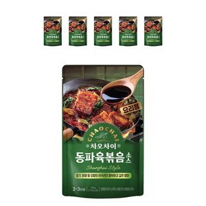 차오차이 동파육볶음 소스, 100g, 6개
