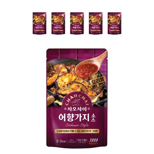 차오차이 어향가지 소스, 100g, 6개