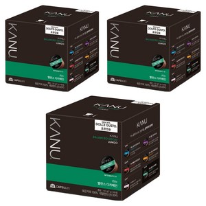 카누 밸런스 디카페인 돌체구스토 호환 캡슐커피, 7g, 16개입, 3개