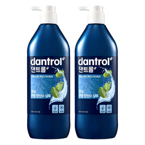 댄트롤 쿨링 멘톨 탄산수 샴푸, 820ml, 2개
