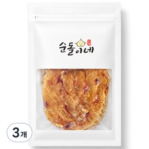 순돌이네 조미 참쥐포 대, 3개, 500g