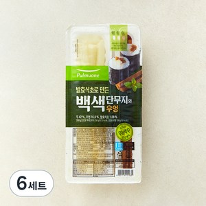 풀무원 백색단무지와 우엉 350g, 6세트