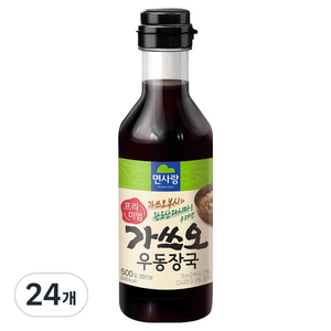 면사랑 프리미엄 가쓰오 우동장국, 500g, 24개