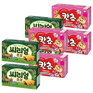 롯데웰푸드 칸쵸 54g x 2p + 씨리얼초코 42g x 2p, 2세트