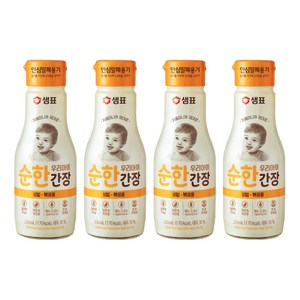 샘표 우리 아이 순한 간장 비빔 볶음용, 4개, 200ml