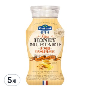 폰타나 디종 허니 머스타드, 190g, 5개
