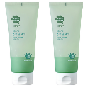 그린핑거 내추럴 수딩 젤 로션, 150ml, 2개