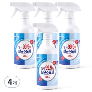 탐사 곡물발효에탄올 함유 살균 소독제, 4개, 500ml