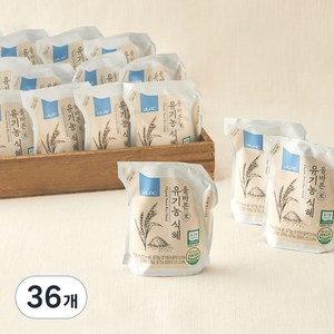 비락 올바른 유기농 식혜, 110ml, 36개
