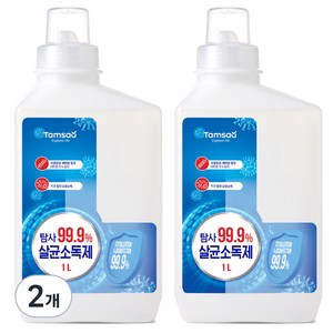 탐사 곡물발효에탄올 함유 살균 소독제, 2개, 1L 골드박스 특가